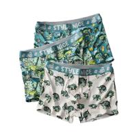 Paquete de 3 Calzoncillos Bóxer para Hombre Estampado de Cocodrilo Pequeño, Suaves y Cómodos, Diseño Moderno para Usar Diariamente - details 0