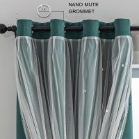 Cortinas de dormitorio opacas aislantes de doble capa con gafas de protección UV, 1 pieza - details 27