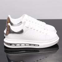 Mcqueen-zapatillas de deporte blancas con cojín de aire para hombre, suela gruesa con aumento de altura, novedad de verano, pareja, tablero informal, zapatos de mujer a la moda - details 3