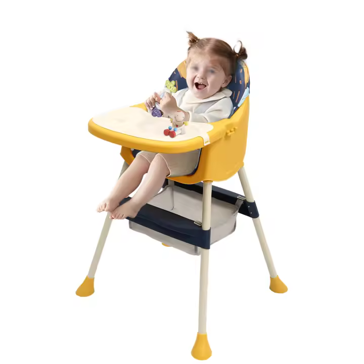Silla alta para bebé, mesa de alimentación para comer, asiento elevador ajustable con bandeja, desmontable, capacidad de 70kg - 1