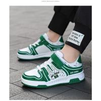 Zapatos de marca para niños, zapatos deportivos de cuero a la moda para niños y niñas, zapatos de tenis para niños, zapatos antideslizantes para correr al aire libre, zapatos de baloncesto - details 12