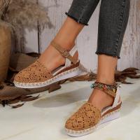 Sandalias de tacón de cuña de verano para mujer - details 4