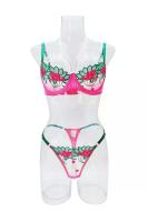 Conjunto de sujetador de encaje Floral, lencería elegante, ropa interior de lujo bien llamativa, conjuntos exóticos de encaje fino de Hada erótica Sexy, sujetador transparente - details 22