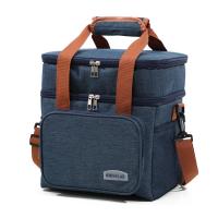 Bolsa de Almuerzo Cruzada de Doble Capa de Gran Capacidad Aislamiento Térmico Impermeable - details 3