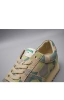 Zapatos hechos a mano de piel de vaca de primera capa con plataforma retro de camuflaje Forrest Gump - details 25