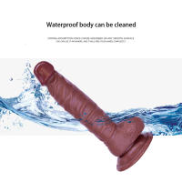 Juguete sexual para mujeres Consolador de silicona realista de 11 pulgadas, material seguro para el cuerpo Ventosa fuerte Consolador anal grueso ultra suave y realista para hombres Estimulador del punto G con eje curvo y bolas Entrenador de garganta - details 1