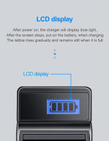 HQIX para Samsung Digimax U-CA3 CA4 CA401 CA5 CA501 CA505 V10 V20 V700 V800 Cámara SLB-1037 1137 cargador de batería - details 12