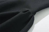 - Vestido Formal de Mujer 2025 con Volantes, Cuello y Tirantes, Color Pure Desire Wind Collision, . - details 8