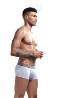 Marca JOCKMAIL, ropa interior de alta calidad para hombres, calzoncillos boxer de algodón boutique, bañadores gruesos de cintura baja, calzoncillos - details 11