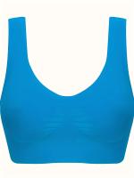 Sujetadores Deportivos Inalámbricos, 3 piezas, Sujetador De Tanque Elástico Cómodo Y Transpirable, Lencería Y Ropa Interior Para mujer - details 8