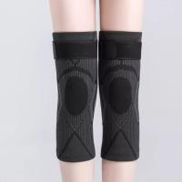 Rodillera deportiva antideslizante, protección de compresión, rodillera de compresión, equipo protector de nailon elástico, rodilleras para Fitness y gimnasio - details 4