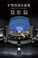 Reloj mecánico de alta gama para hombres, reloj hueco cuadrado de moda automático, reloj mecánico impermeable para hombres - details 9