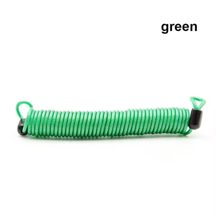 Cable antirrobo de seguridad de 2,5 m para freno de disco de Scooter, Cable de resorte audaz, cuerda de bloqueo de bicicleta, alarma de motocicleta - 1