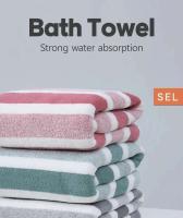 Nueva casa suave para hombres y mujeres, toallas de baño cómodas de algodón grueso absorbentes de secado rápido para ducha - details 0