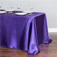 Mantel de Mesa de Satén Overlay de Tela Rectangular para Bodas, Baby Showers, Fiestas de Navidad - details 22