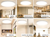 Lámpara de techo de Alta luminosidad para Decoración de interiores plafón Led para dormitorio salón Luz impermeable RGB - details 6