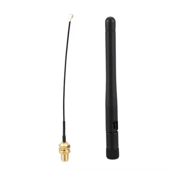 Antena Lorawan de goma impermeable, enchufe de RP-SMA GSM de 3Dbi, 900-1800MHZ, extensión de Cable pequeño IPX a SMA - 1