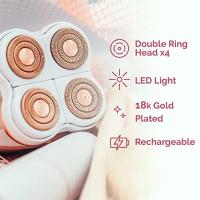Depiladora eléctrica indolora para mujeres, máquina de afeitar femenina para piernas, cuerpo, labios, mejillas y barbilla - details 0