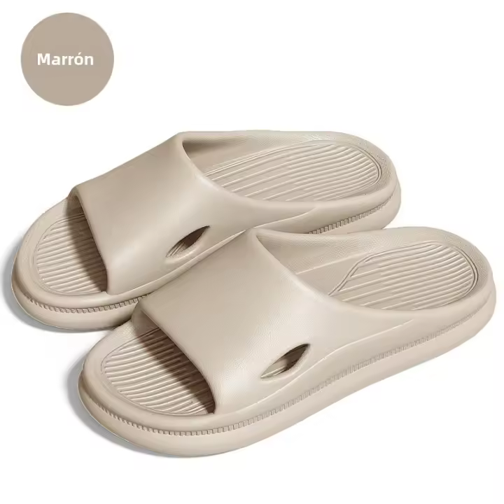 Zapatillas de Baño Antideslizantes para el Hogar Interior Moda de Mujer, Pantuflas - 1