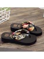 Zapatillas de moda Retro para mujer, chanclas informales de verano, Sandalias planas de playa, zapatillas planas de Punta abierta para mujer - details 8