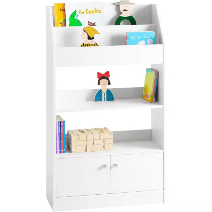 Estantería estándar Infantil LibrosBlancoMDF y PBH107cmES - 1