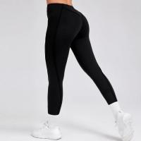 Mallas de Yoga sin costuras para mujer, pantalones deportivos para Fitness, cintura alta, color melocotón, pantalones de entrenamiento para correr, entrenamiento, gimnasio - details 15