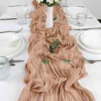 Mantel de Mesa de Boda Rústico Cubierta de Mesa de Comedor de Boda en Rosa para Fiestas de Bautizo y Cumpleaños - details 1
