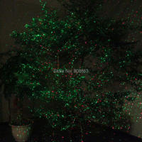 ESHINY Outdoor IP65 R&G Laser Moving Starry Stars Projector Remote Xmas Party House Wall Tree Garden Landscape Light B201N6 - details 11