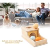 Caja de permanencia del Objeto Caja de permanencia de Objeto Juguetes de Caja de Monedas de Madera con Bola de Forma de cajón - details 5