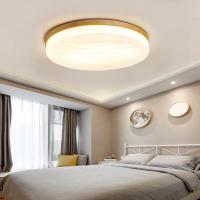 Lámpara De Techo Minimalista Japonesa En Forma Redonda, Luz LED Central Moderna Para Dormitorio, estudio, sala De Estar y comedor - details 2