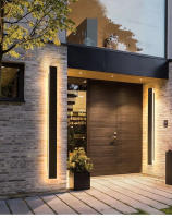 Lámparas de Pared Largas LED para Exteriores PARKSON AC110V 220V IP67 Impermeable Iluminación para Jardín Villa Porche Luminaire - details 6