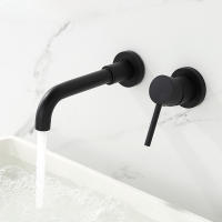 Lavabo empotrable negro oculto, grifo de agua fría y caliente, caja empotrada oculta de acero inoxidable 304 - details 4