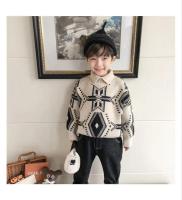 2024 Otoño e Invierno nueva moda para niños lindo Polo de cuello alto manga larga estampado suelto cómodo Casual versátil Top - details 11