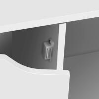 Estantería de Madera, Librería con Puerta y Compartimentos Abiertos, Mueble almacenaje, Organizador,en Color Natural de 119x29x59 cm para Estudio,Dormitorio,Salón, Oficina y Biblioteca - details 39