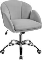 Oficina Ruedas Altura Ajustable MAX Carga 136 KG Despacho Estudio Blanco Piel Sintética - details 4
