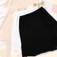 Vestido corto de encaje con flores para mujer, falda interior de seguridad antiestática, prevención de deslizamientos, vestido fino de media deslizamiento para niña - details 8