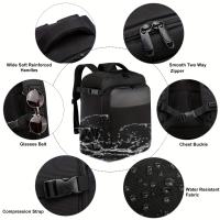 Mochila de viaje cabina avion 40x20x25, mochila de transporte, impermeable para deporte al aire libre - details 6