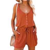 Mono Mujer Verano 2025 – Sin Mangas con Cinturón Ajustable |   Pierna ancha y cómoda |   Moda Casual y Elegante - details 8