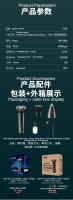 Kemei km-2808 Full Body Ipx7 Waterproof Multifunctional Three-blade Head Floating Detachable Electric Shaver - details 10
