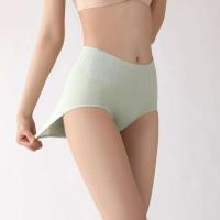 3 UDS Ropa interior menstrual a prueba de fugas de cintura alta sin costuras para mujer - details 5