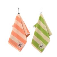 Toallas pequeñas de algodón para lavado de cara de jardín de infantes para niños, Jacquard de 32 hebras, Animal de dibujos animados, conejo - details 4