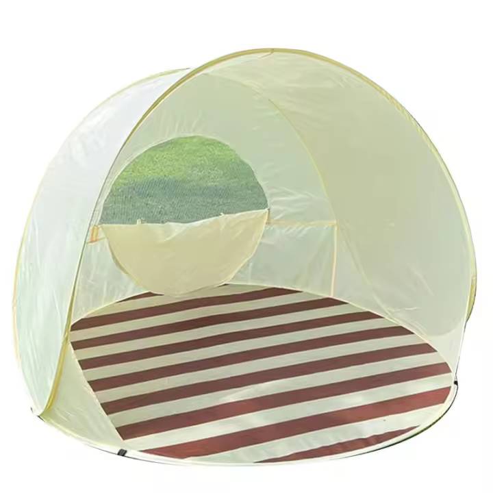 Carpa de playa portátil plegable para exteriores con apertura de un clic, protección solar, impermeable, para picnic. - 1