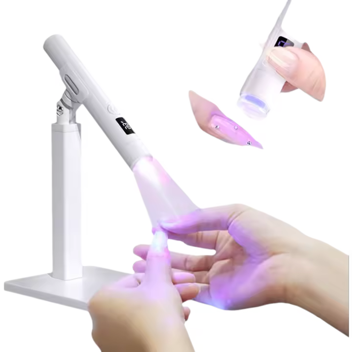 Soporte de secador ultravioleta LED UV, lámpara de secado profesional para manicura artística, Mini Luz Portátil para uñas - 1