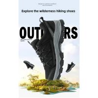 Zapatos de Senderismo Transfronterizos para Hombre Antideslizantes, Resistentes al Desgaste, Transpirables, Absorbentes de Sudor Zapatos de Deportes de Acampada, Correr - details 0