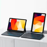 AJIUYU-funda con Teclado para Xiaomi Redmi Pad SE, 11 pulgadas, Teclado inteligente, retroiluminación, Español - details 2