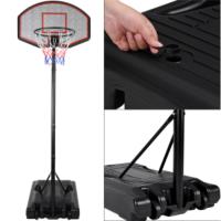 Canasta de baloncesto basketball móvil con ruedas juego deporte exterior cesta aro interior juguete