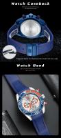 Reloj Deportivo de Cuarzo Mini Focus Impermeable, Multifuncional con Toma de Cuerda Giratoria y Dial Luminoso Regalo Perfecto para él - details 5