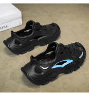 Zapatos de agua de verano para hombre con diseño hueco y amortiguación para conducir y hacer deporte, sandalias de playa - details 7