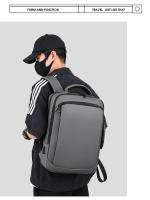 Nueva mochila de negocios para hombre, bolso para portátil, mochila multifuncional, mochila de viaje. - details 9