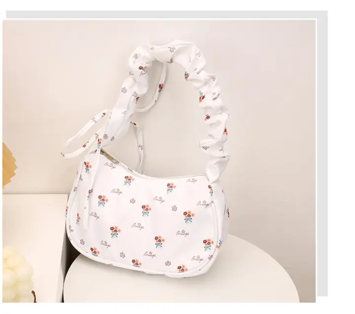 Bolso de Mano de Diseño Pequeño y Elegante Bolso Cruzado de Nylon y Poliéster para Mujeres 2025 - 1